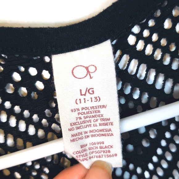 OP Black Mesh Swim Cover size LG - Picture 4 of 7